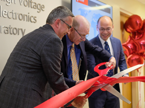 Spellman High Voltage Power Electronics Lab Ribbon Cutting