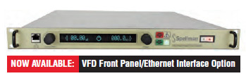 Now Available VFD Front Panel/Ethernet Interface Option