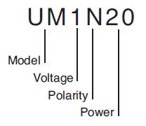 UM Standard Unit Ordering Example