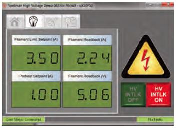 Filament Status Screen