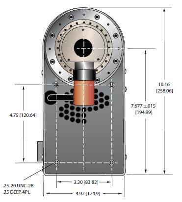 Narrow Beam Front View